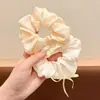 Goma para el pelo de cuadros con lazo de dopamina para mujer, Goma de pelo de alta gama, Cuerda para coleta estilo coreano, Accesorio para el pelo