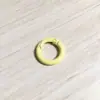 Hebilla de resorte de color, anillo de resorte de aleación de pintura de círculo abierto de metal, cadena para teléfono móvil, cadena para bolso, accesorios hechos a mano