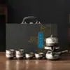 2026 Novo Modelo Conjunto de Chá Automático de Argila Roxa Caixa de Presente Conjunto para Uso Doméstico, Bule de Chá Cerâmico Kung Fu Completo Presente Corporativo