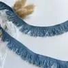 Pijama de Encaje con Borlas Suaves de Felpa de 3 cm Textiles para el Hogar Adorno para Mantel Almohada de Equipaje Bufanda Encaje para el Hogar