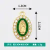 Atacado Transfronteiriço Pendente Único Europeu e Americano Santos e Virgens Religiosos Pingente de Pulseira Colar Joias Acessórios de Liga DIY