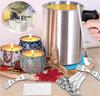 Panela para despejar cera de vela 4 libras (cerca de 1,8 kg) Suprimentos para fazer velas DIY Panela para derreter cera Pavio