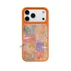Funda protectora creativa de color block para iPhone 17 de silicona líquida, la más vendida en Shopee, funda de teléfono con forro de felpa para 18pro