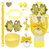 Botella de Agua Térmica Stanley Tapón Antipolvo Taza con Popote Tapa de Taza Correa de Mano Cordón para Botella de Agua Múltiples Estilos Versátiles Set