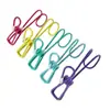 Ganchos y Clips de Metal y Plástico Recubierto de Colores para Ropa, Calcetines, Papelería, Fotos, Ganchos Curvos Estilo Japonés y Coreano para Cocina y Baño