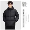 Jaqueta de Penas com Alto Preenchimento 245g para Homem, Nova Jaqueta Puffer Espessa de Inverno 2025, Casaco Raglan à Prova de Frio para Exterior