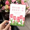 Tarjeta de Saludo Feliz Día de la Madre Fiesta de la Madre Tienda de Flores Sencilla Flor Horneada Bendición Tarjeta de Mensaje de Regalo Personalización