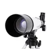 Nuevo 50360 Blanco HD telescopio astronómico de un solo tubo de alta potencia observación de estrellas Luna y Tierra gafas de doble uso