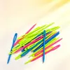 Venta al por mayor de fábrica Agujas de plástico de ojo grande Tipo seguro de colores Agujas de lana para manualidades infantiles Cabeza redonda Agujas de coser a mano para bufanda y sombrero