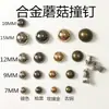Rebites de Liga Studs Punk Cogumelo DIY Roupas Bolsas Chapéus Sapatos Acessórios Materiais Studs Rivets DIY