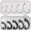 Conjunto de Anzóis para Manivela Esportiva Weihe Níquel Preto Anzol de Pesca #2 - #3/0 Grupo de Pesca Texas Anzol de Pesca Transfronteiriço Conjunto de Equipamento de Pesca