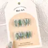 Manicura Personalizada de 10 Piezas con Código de Lazo, Parche para Uñas con Diamante de Corazón, Uñas Portátiles Hechas a Mano, Venta Directa de Fábrica