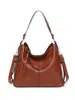 Bolsas de Mujer Transfronterizas 2026 Nuevo Estilo Bolso de Hombro Simple Bolso Cruzado Hobo Bolso de Mano Estilo Coreano Bolso Tote Grande para Mujer