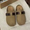 Mocasines de mujer con suela blanda sin cordones para usar al aire libre, zapatos de moda, nuevo estilo primavera y otoño 2026, zapatillas a medio paso estilo Birkenstock