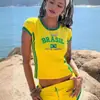 2026 Conjunto de Verano para Mujer Estilo Corto Lencería Playa Ropa Sexy Y2K Conjunto de Mujer al por Mayor Bordado Brasileño