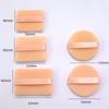 Esponja de polvo ultrafina de flocado de alta densidad para polvo seco, esponja para polvo fijador de maquillaje, redonda cuadrada, marca grande, repuesto para borla de polvo, borla de esponja para polvo