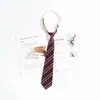 Pajarita de graduación para mujer, color vino tinto, estilo académico japonés JK, accesorios para uniformes escolares gratuitos.