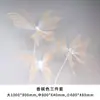 Arreglos de Paisajismo de Mariposas Tridimensionales, Decoraciones de Fondo para Bodas, Escaparates, Adornos y Accesorios para Exteriores