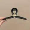 Presilha de Garra Coração Doce Extra Grande de 15cm para Mulheres, Presilha Tubarão Elegante para a Nuca, Acessórios de Cabelo Outono/Inverno, Presilha/Grampo de Cabelo Versátil