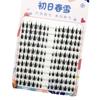 10 filas de 10 filas de pestañas postizas de espiga de gran capacidad puro deseo luz de luna blanca trilogía perezosa mezcla puro salvaje pequeño demonio