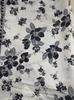 Popular Vestido Corto Floral Fresco Pequeño Tejido Jacquard Grande Teñido en Hilo con Patrón Oscuro Stock Listo Venta Directa de Fábrica