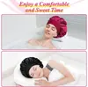 Faixa de cetim elástica alta de aba larga nova transfronteiriça touca de dormir touca de quimioterapia feminina chapéu para cuidados com o cabelo cor sólida vendas diretas de fábrica