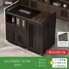 Mesa de té móvil, mesa de té pequeña, gabinete de té para el hogar con ruedas, carrito de té, mesa de té Kung Fu, tetera, juego de bandeja para juego de té integrado