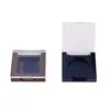 Paleta de sombras mini de un solo color con cierre cuadrado en stock, paleta de colorete, material de embalaje de caja vacía de plástico