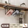 Portacepillos de dientes, Vaso para enjuague bucal, Gabinete con espejo, Montaje en pared, Portacepillos de acero inoxidable sin taladro, Portacepillos de dientes eléctrico