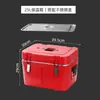 Caja Aislante Cantimplora de Acero Inoxidable Seleccionado para Entrega de Comida Gran Capacidad Picnic al Aire Libre Conservación del Calor Conservación del Frío Caja de Rotación de Alimentos
