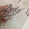 Pinza de Garra de Araña Dulce y Genial para Mujeres, Pinza de Tiburón con Diseño de Nicho, Pinza Exquisita de Estilo Minimalista, Pinza de Pelo Grande de Moda