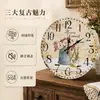 Relojes de pared al por mayor del fabricante, relojes de madera creativos estilo europeo, relojes electrónicos de moda para el hogar, relojes silenciosos sin marco de MDF