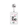 Porta-credencial retráctil del fabricante en stock con clip de cereza para insignia, porta-tarjeta de identificación vertical con impresión UV, funda protectora para tarjeta de campus