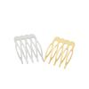 Pente de cabelo de noiva com olho de cavalo, flor de metal, pente, acessórios para cabelo, material artesanal, acessórios para cocar, fabricantes de acessórios para cabeça DIY