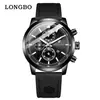 Reloj de cuarzo para hombre marca Longbo, disponible para dropshipping, diseño simple y casual, adecuado para parejas, resistente al agua, reloj para hombre