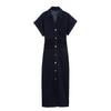 Vestido midi temperamental feminino AliExpress Explosions da Europa e América transfronteiriça