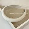 Faixa de Cabeça de Camurça com Cabeça de Esponja Estilo Coreano para Mulheres, Faixa de Cabeça Fina Versátil da Moda com Coroa Alta, Novo Presilha Elegante Estilosa de 2025