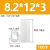 Plástico ABS Columna de Aislamiento Recta Pasante Manga de Tornillo Cilindro Hueco Nylon Espesor Aumentado Junta Arandela Columna Aislante Manga de Eje