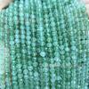 Cuentas de cristal de fresa verde con superficie cortada de 2, 3 y 4 mm, cuentas de cristal de fresa facetadas, cuentas de cadena de clavícula, accesorios de joyería DY