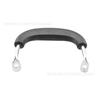 Vaporera universal de acero inoxidable oreja lateral antiquemaduras oreja doble mango accesorios de oreja auxiliar baquelita oreja de plátano fábrica mayoreo