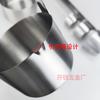 Acero Inoxidable 304 Vino Rift Grado Alimenticio Mango Plano Medidor de Vino Juego de Batidor de Vino Cuchara para Servir Colgador de Vino Engrosado