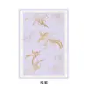 Pensamiento de Siete Colores Día de San Valentín Qixi Papel Luoqing Impermeable de 8 Capas Florería Flor de Fénix Dorado Material de Papel de Regalo Floral