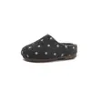 Pantuflas de Algodón Cerradas para Niños 2026 Nuevo Estilo Otoño/Invierno para Niñas Suela Suave Bebé Doble Algodón Más Terciopelo Cálidas Pantuflas Cerradas