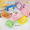 Linda Caricatura Peluche Monedero Color Caramelo Mini Suave Lindo Bolsa para Guardar Monedas Estudiante Portátil Bolsa para Audífonos Al por Mayor