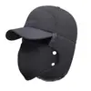 Sombrero Lei Feng de Invierno para Hombre Versátil Cortavientos Cálido Protección para las Orejas Sombrero de Abuelo Exterior Engrosado Protección Cálida para las Orejas Sombrero Cálido