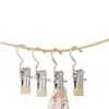 Clip Multifuncional de Metal para Pantalones de 3 Piezas con Gancho, Perchero de Metal para Almacenamiento Doméstico sin Marcas