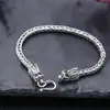 Atacado Pulseira de Prata 925 Dragão torneira grossa moda masculina personalidade prata tailandesa joia retrô antiga
