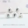 Amazon Xiyin Venda Quente 6x 10mm Contas Cerâmicas com Alfabeto Material para Fazer Pulseira DIY Infantil Conjunto de Contas