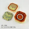 Caja de joyería estilo vintage con tapa y forro, adecuada para jade y otros objetos de colección, Caja de almacenamiento estilo chino con tapa para pulseras y colgantes