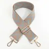 Nova bolsa de tecido colorida com alça transversal de ombro único, acessórios para bolsa feminina, alça de ombro larga, alça longa ajustável, alça de peso reduzido